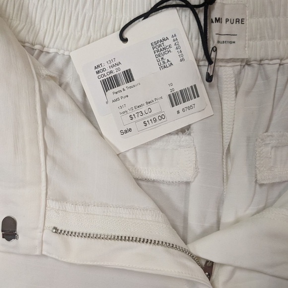 Ams Pure Collection Ivory Pant - Picture 2 of 2
